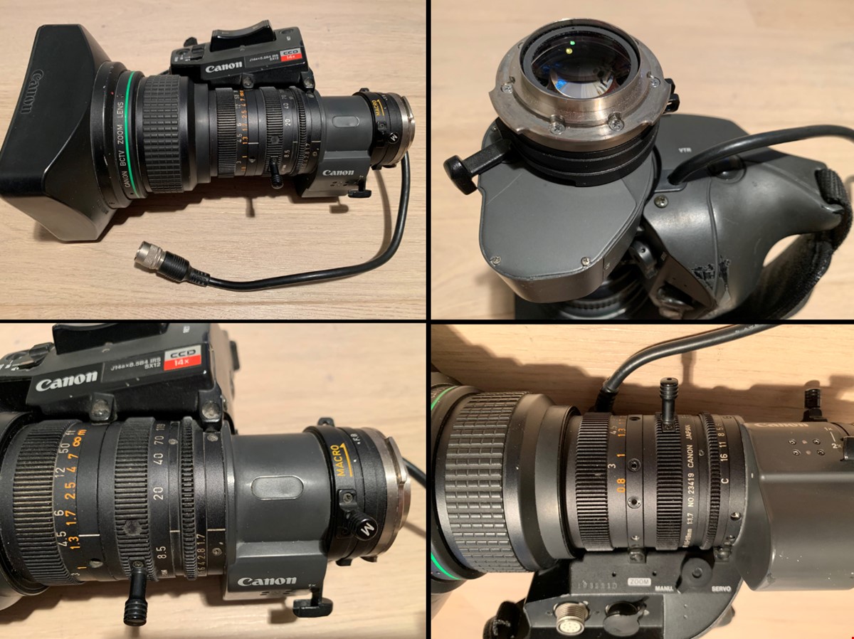 Canon BCTV Zoom Lens / Canon J14ax5B4 IRS SX12 / Objektiv /
