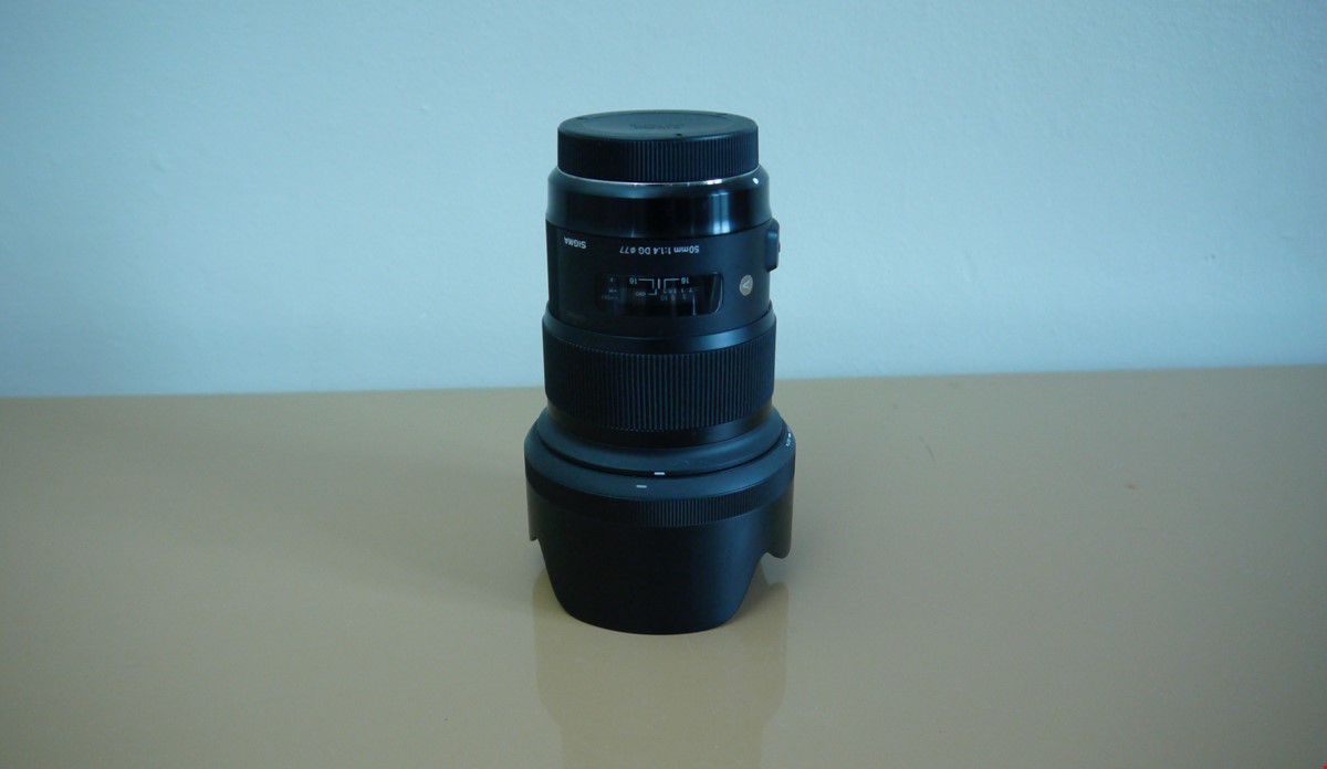 Objektiv Sigma 50 mm f/1.4 DG HSM till Canon