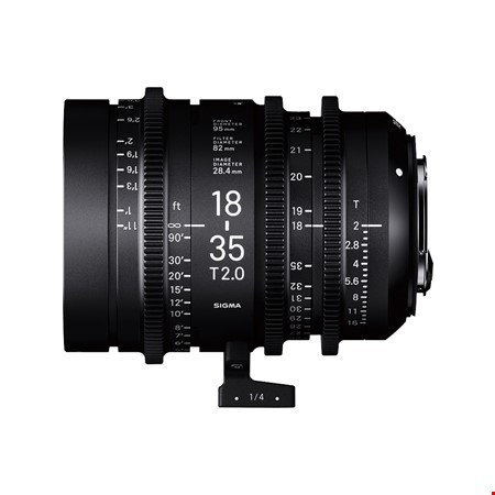 Sigma Cine 18-35 mm T2, PL-fattning