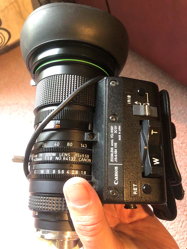 Canon J15x9.5B4 KRS videozoom – som ny!