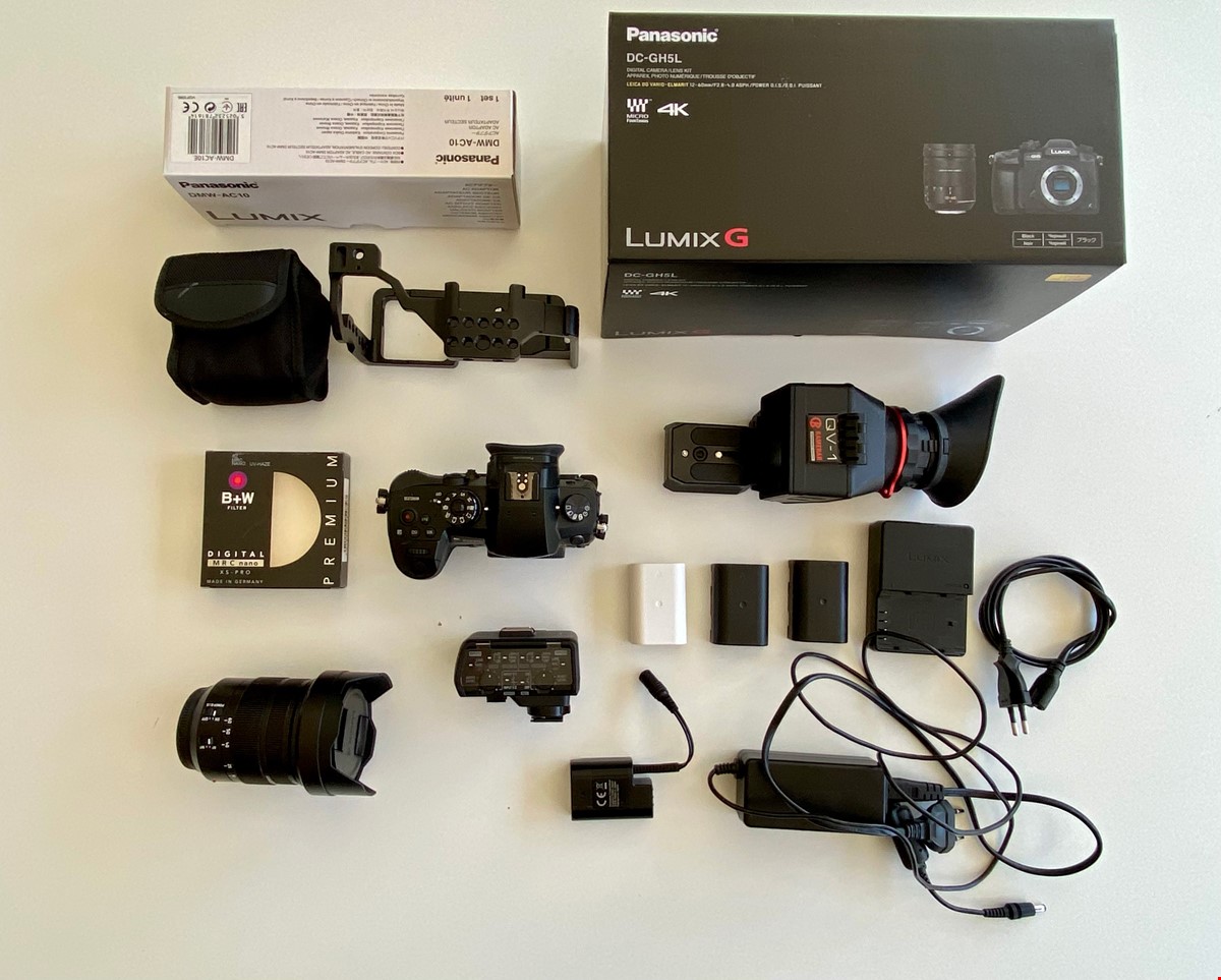 Panasonic Lumix GH5 + Leica DG Vario Elmarit 12-60mm f/2,8-4,0 + tillbehör
