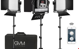 GVM 800d ledljus med tillbehör