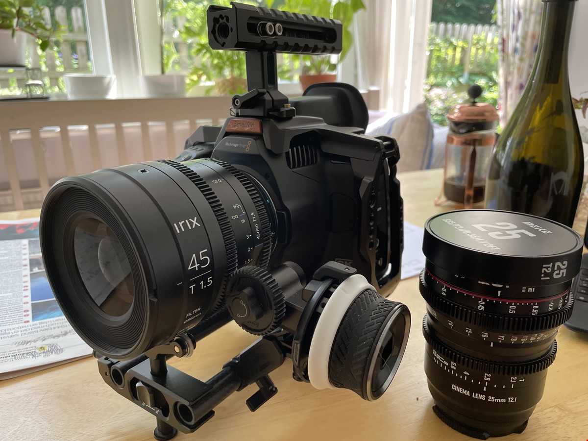 Komplett kamerakit - BMPCC 6K pro + Cine-linser