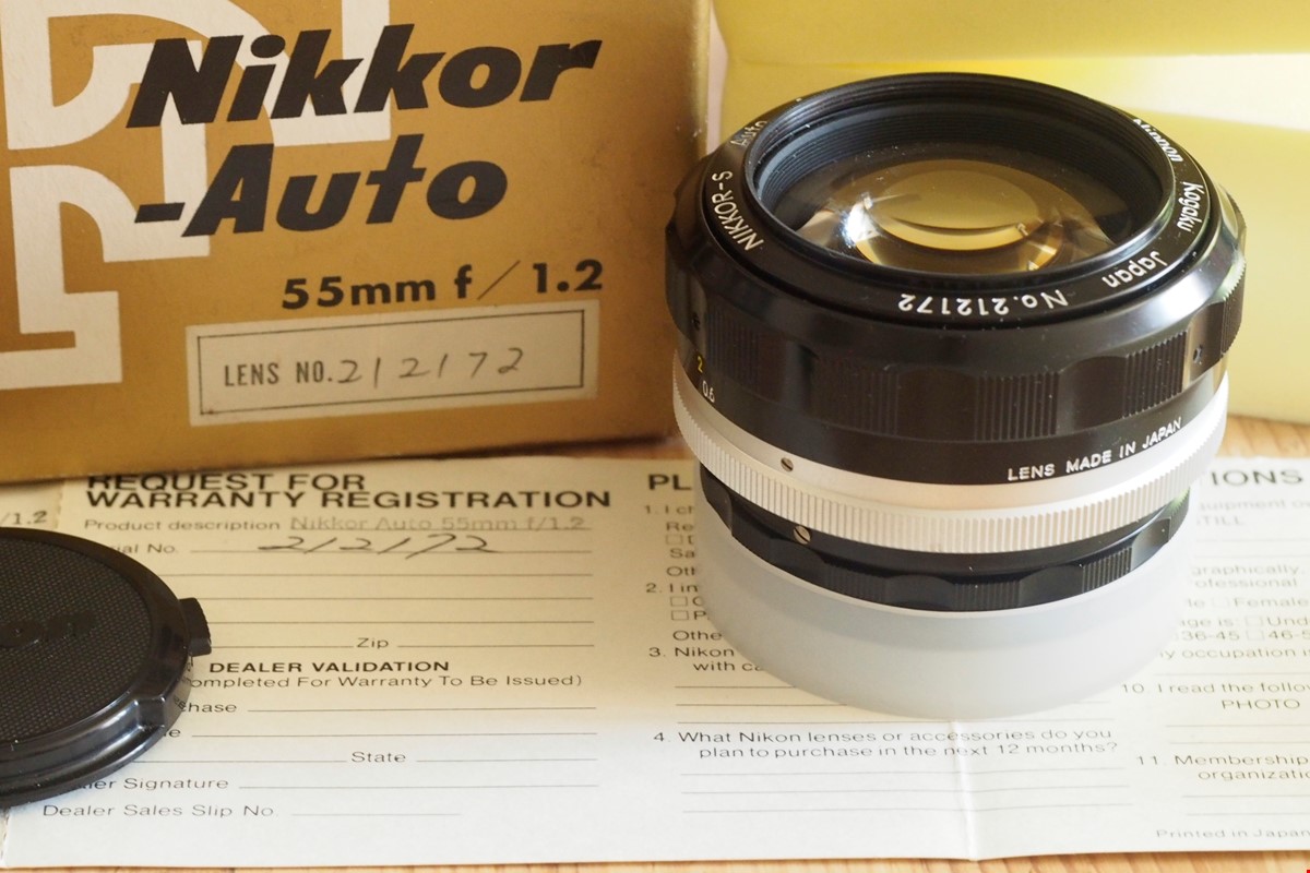 Nikon Nikkor 55 1.2