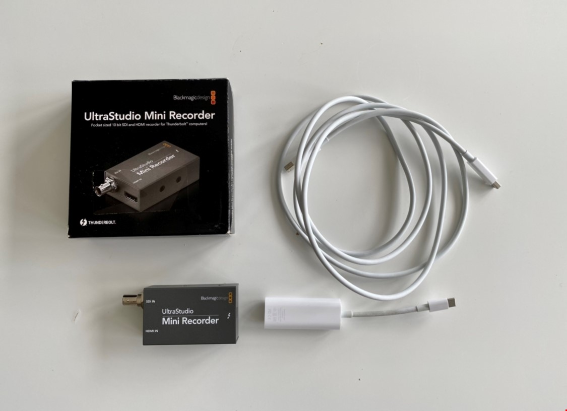 Blackmagic UltraStudio Mini Recorder + adapter o kabel