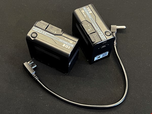 IDX NP-f (sony L-serie) batterier med tillbehör