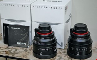 Xeen objektiv 24mm och 50mm