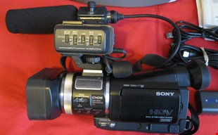 Sony HVR-A1E – HDV/ DVCAM 1080i med mikrofon.