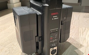 SWIT V-lock laddare med 2 batterier